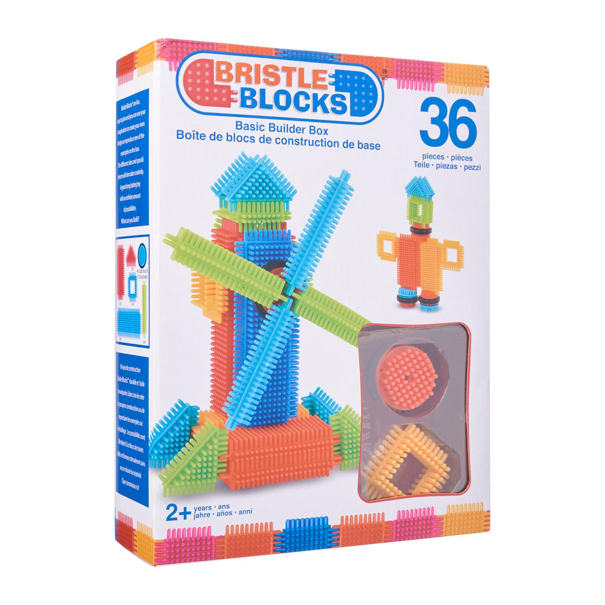 Young Brix - Flexible Bristled Blocks - 36 Pieces