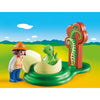 Playmobil - 1.2.3 Girl With Dino Egg 9121