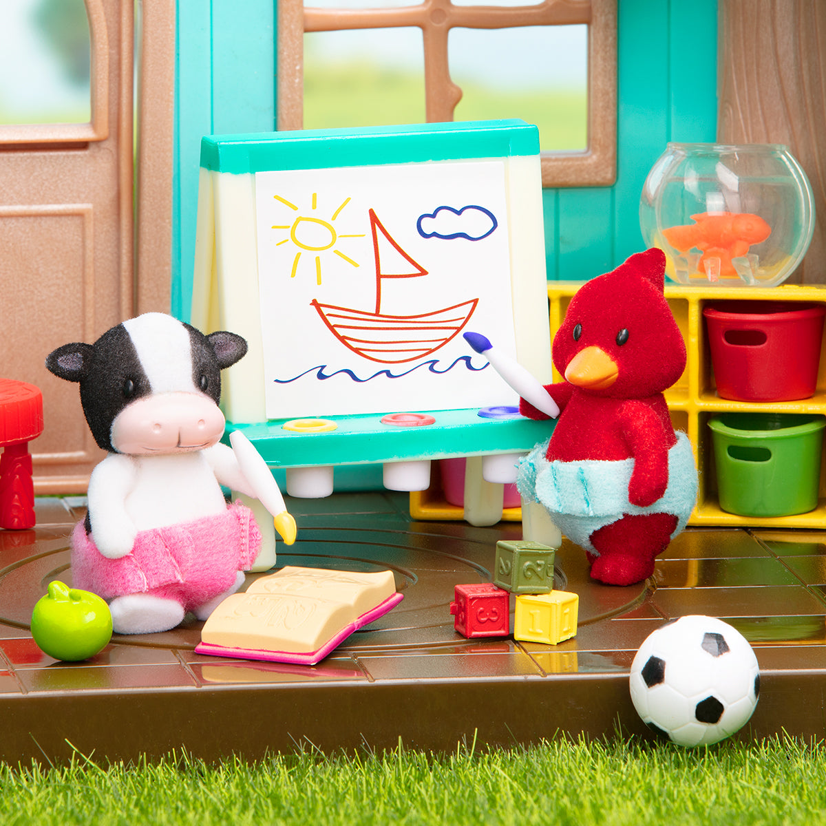 Lil Woodzeez Playset Luvs and Hugs Nursery The Play Room