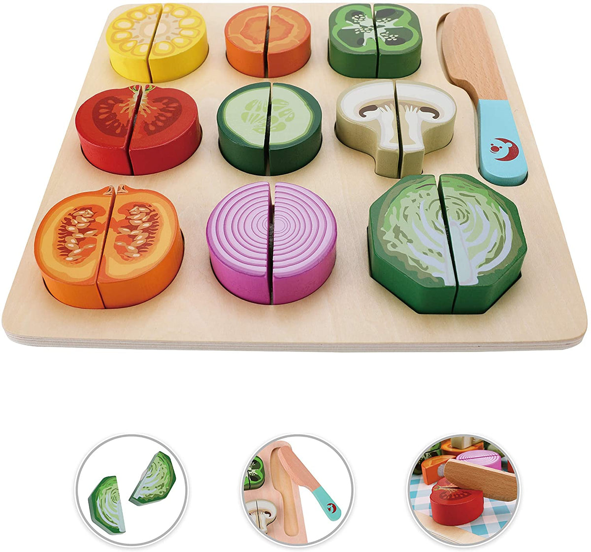 Classic World Cutting Fruit Puzzle Wooden