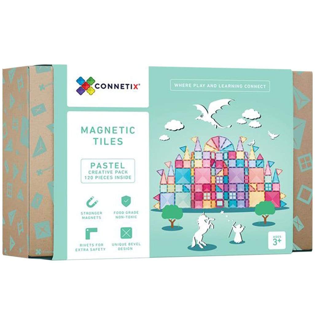 Connetix - Pastel Creative Pack 120pcs – The Play Room