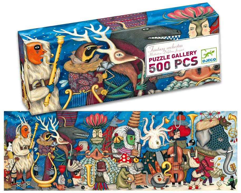  DJECO The Orchestra 35pc Observation Jigsaw Puzzle + Poster :  Everything Else