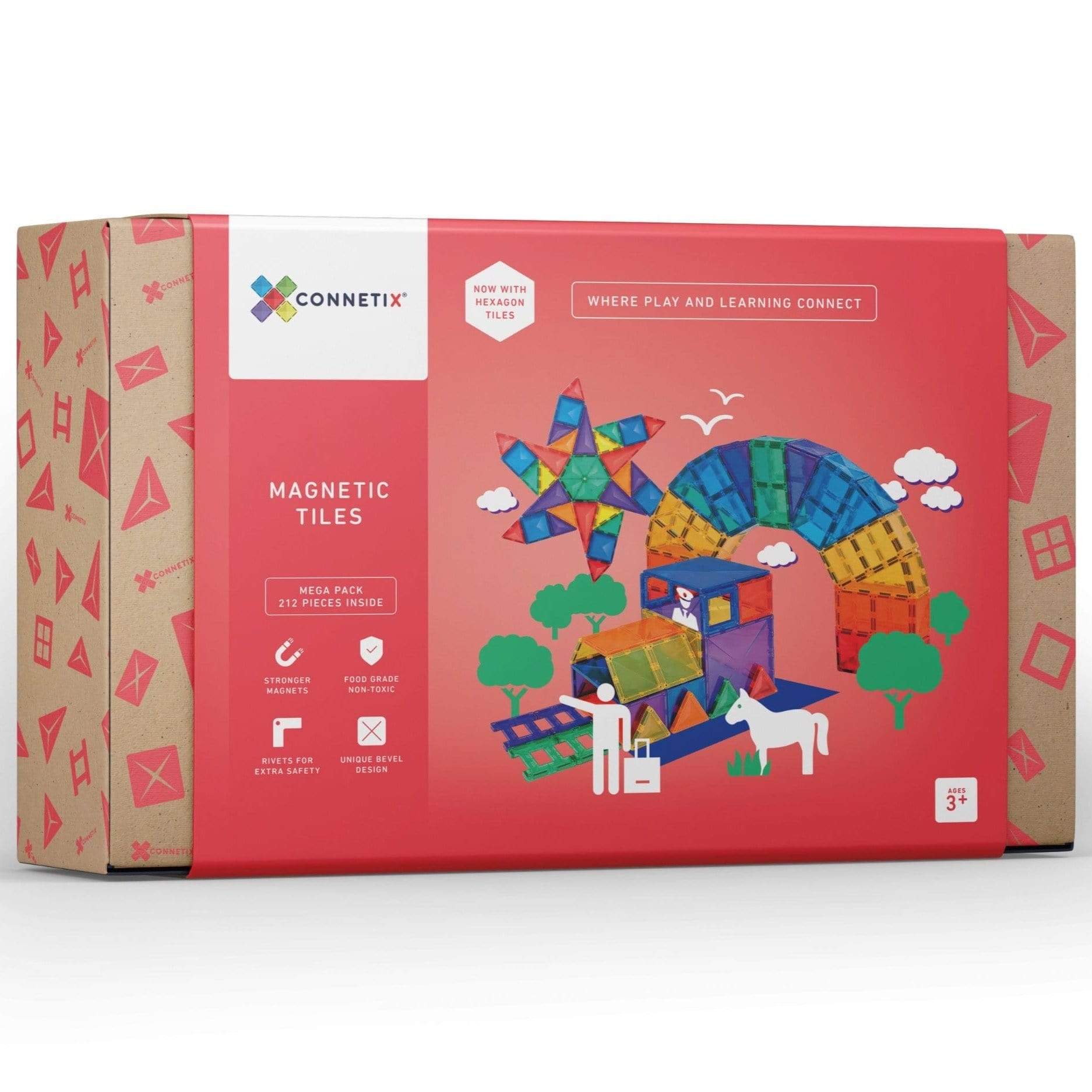 Connetix - Rainbow Mega Pack 212pcs – The Play Room