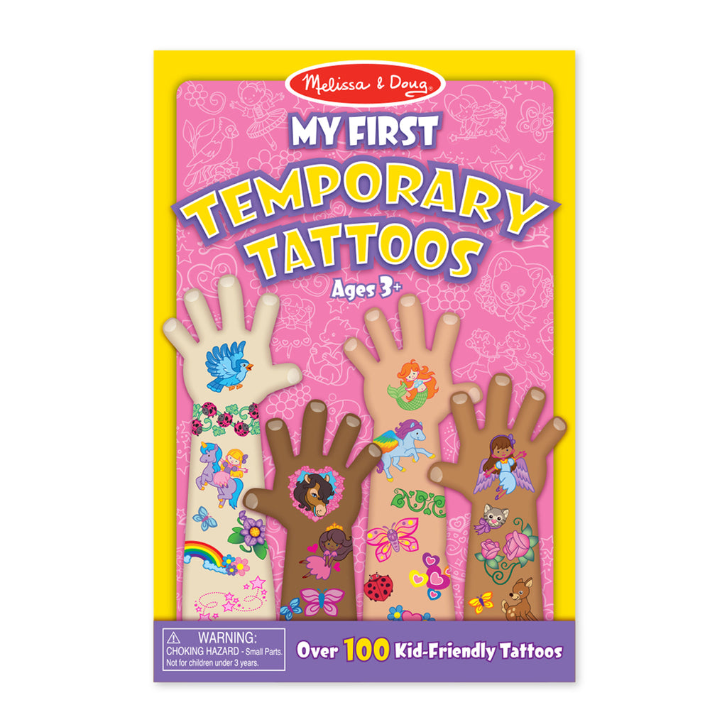 Melissa & Doug - My First Temporary Tattoos - Rainbows, Fairies, Flowers & More