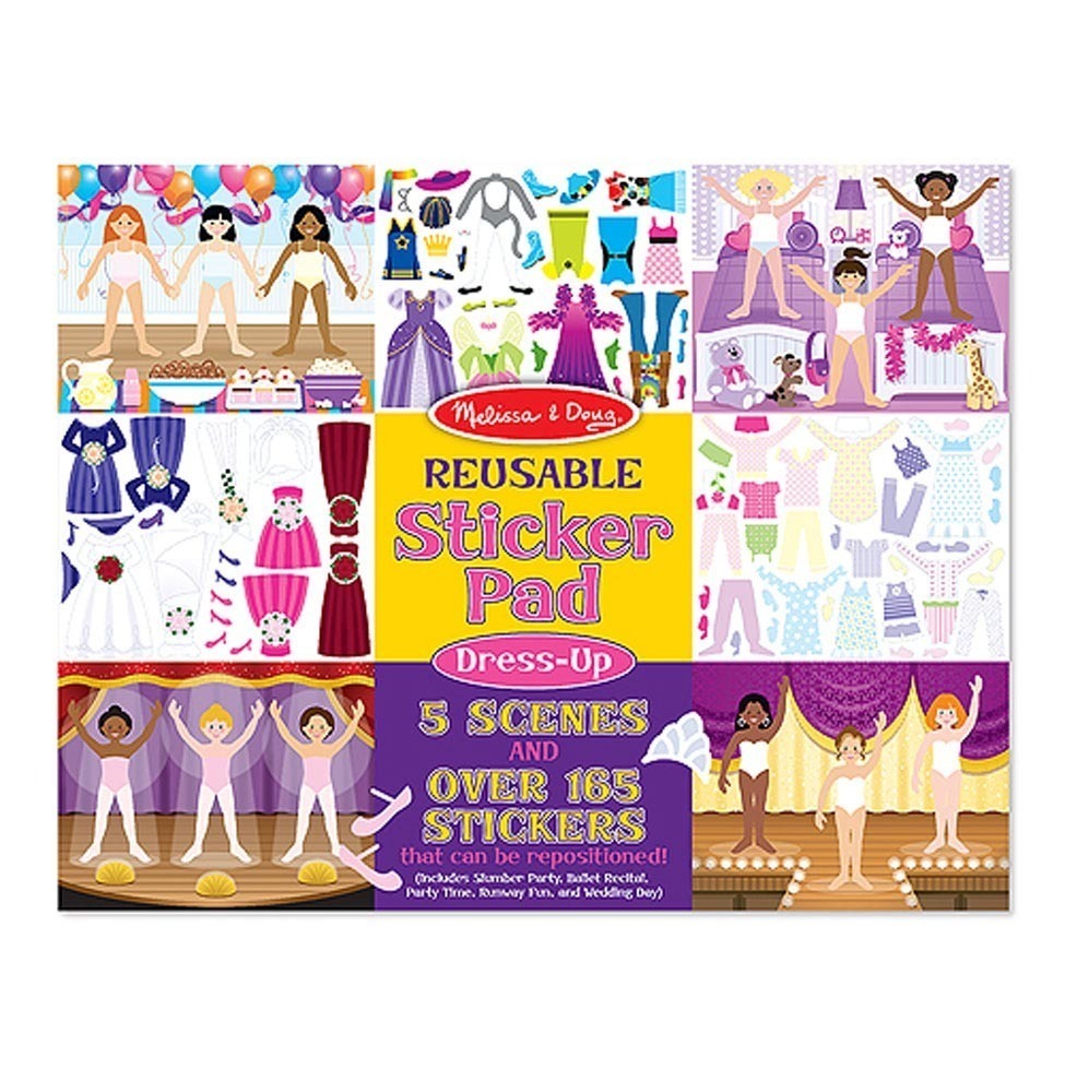 Melissa & Doug - Reusable Sticker Pad - Dress-Up