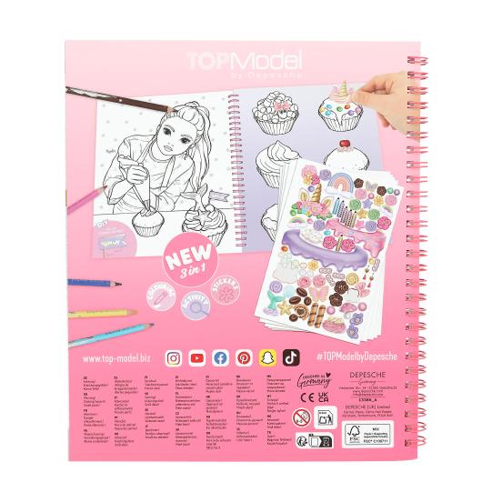 TOPModel - Colour Cake & Bake Sticker Book