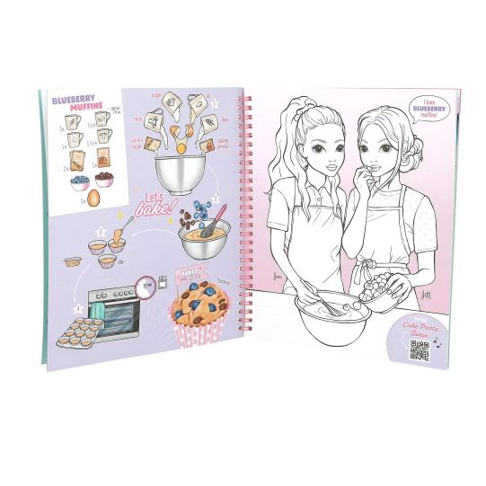 TOPModel - Colour Cake & Bake Sticker Book