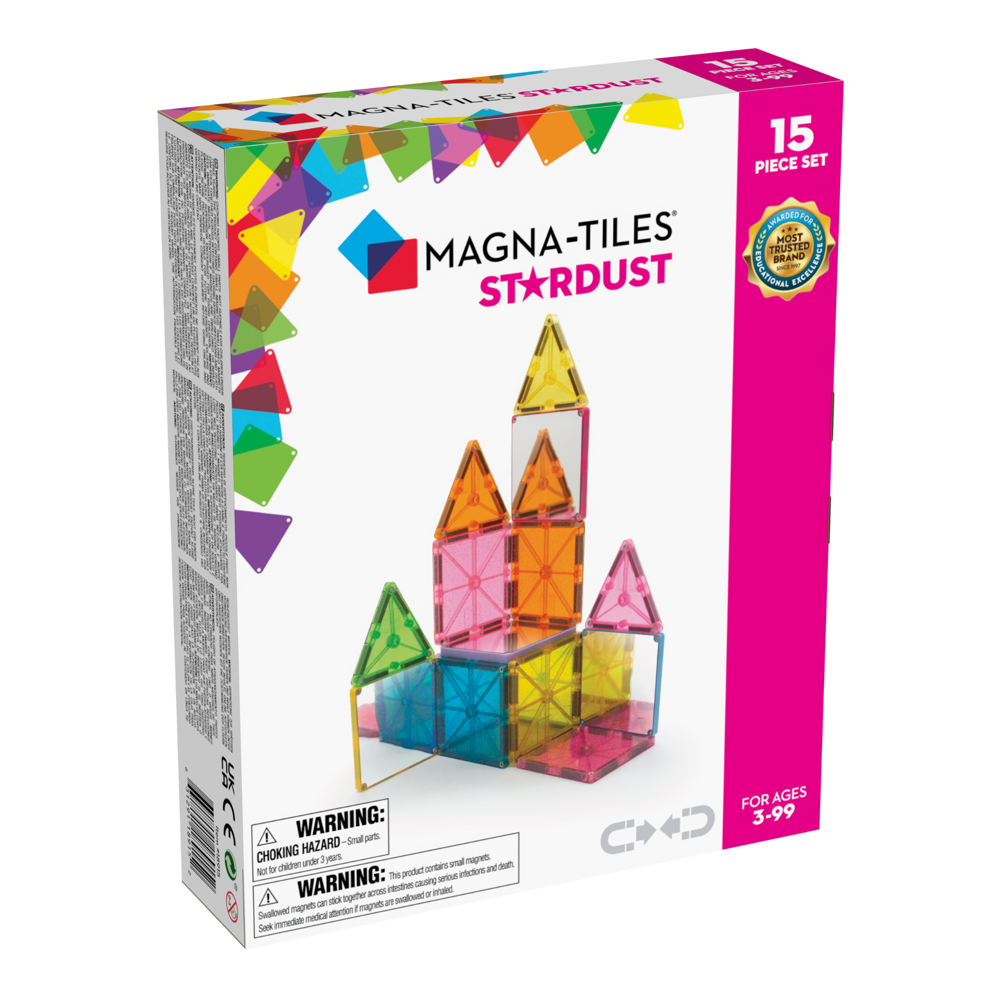 Magna Tiles - Stardust Set 15 Pieces