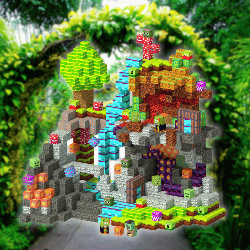 Miniblox - Plants & Zombies 100pc Set