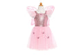 Great Pretenders - Pink Sequins Butterfly Dress & Wings - Size 5-7