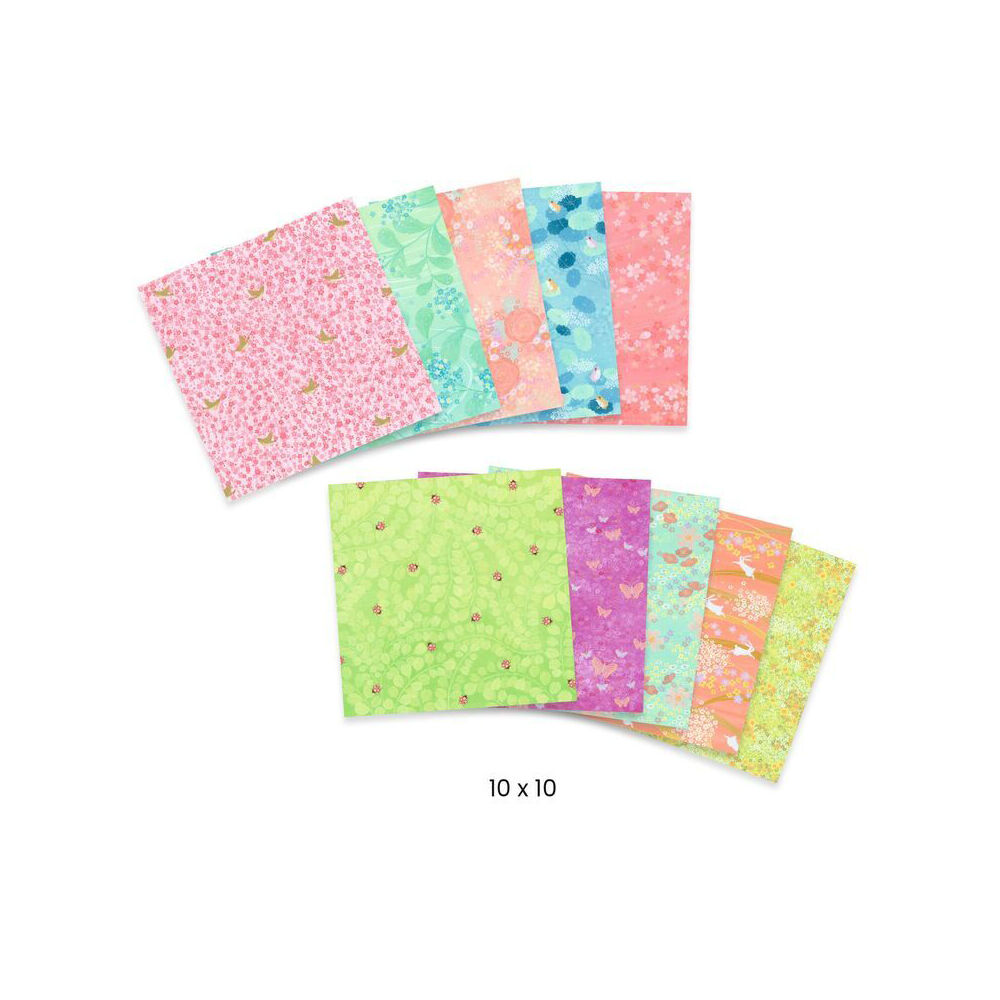 Djeco - Haru 100 Origami Sheets by Petit Pan