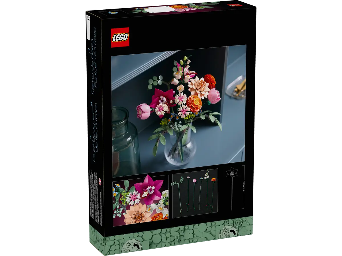 LEGO - Botanicals Pretty Pink Flower Bouquet 10342