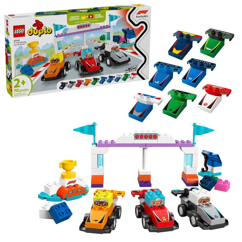 LEGO - Duplo F1 Team Race Cars & Drivers (10445)