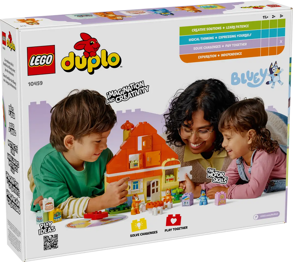 LEGO - Bluey's Family House with Memory Game 10459