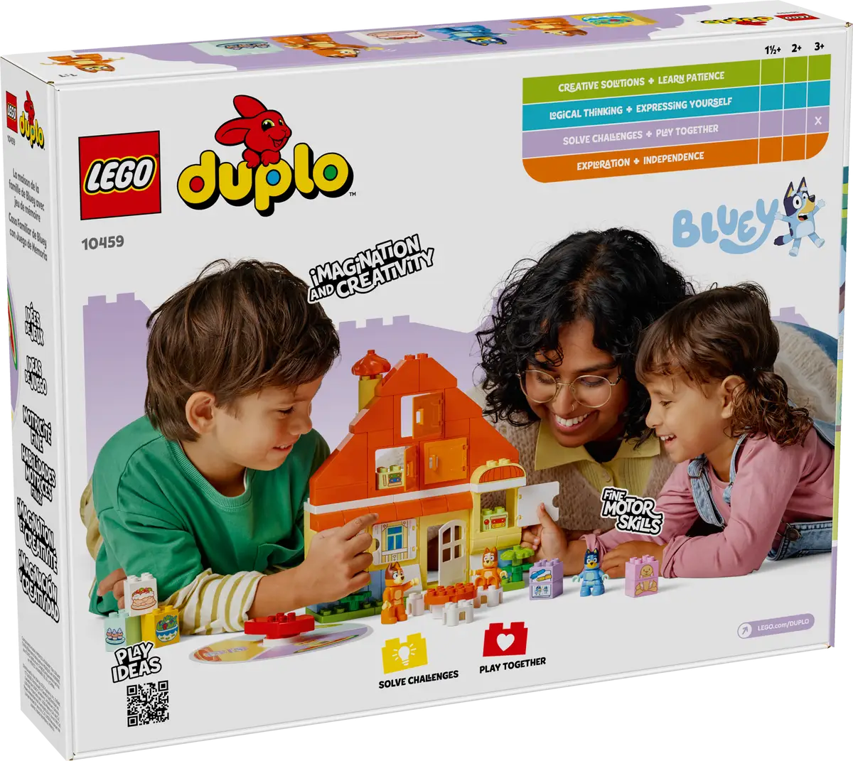 LEGO - Bluey's Family House with Memory Game 10459