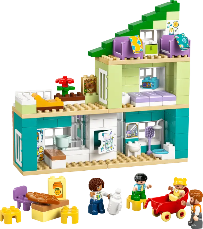 LEGO - Duplo 3 in 1 Modern Family House with Figurines 10470