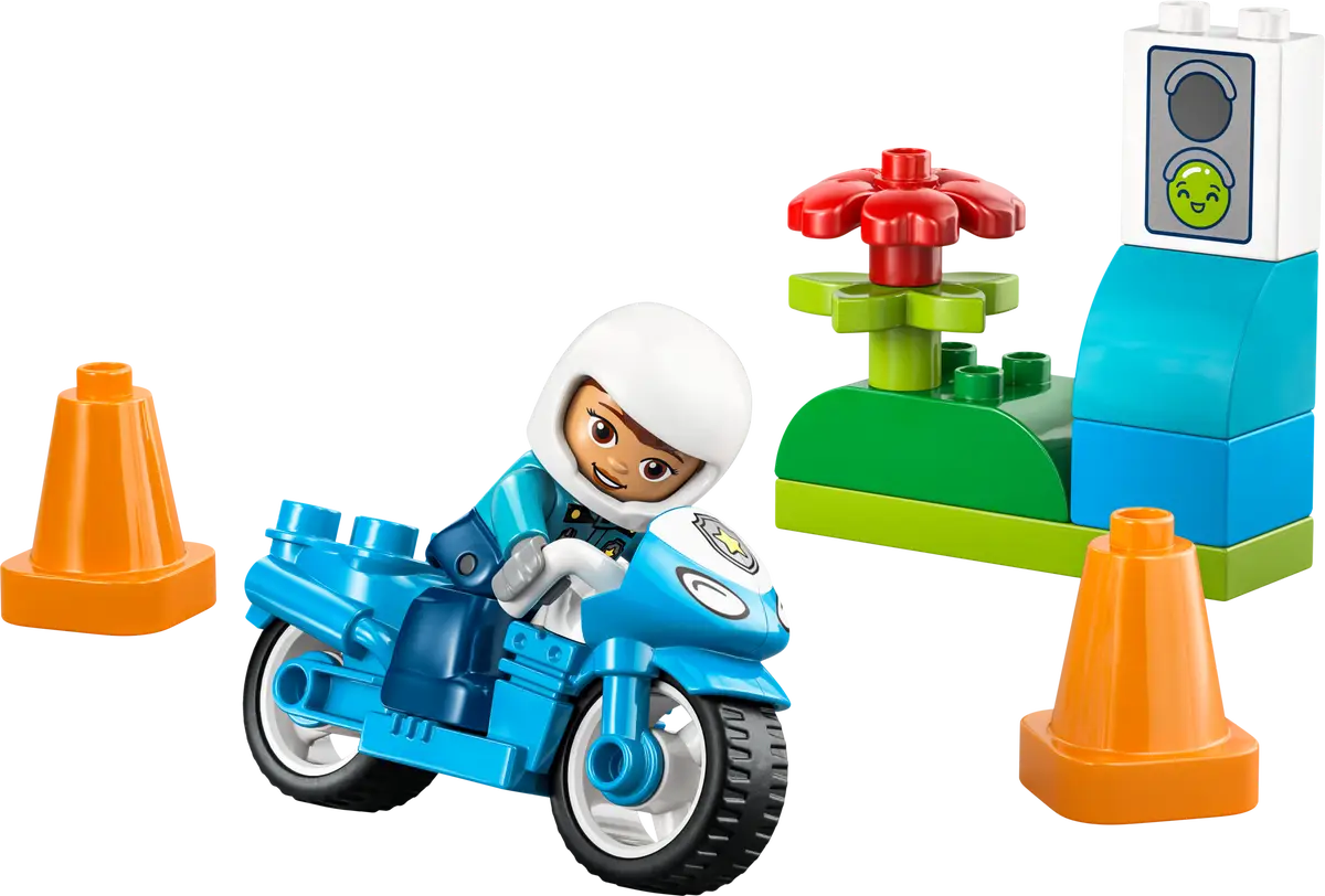 LEGO - Duplo Blue Police Motorcycle 10471