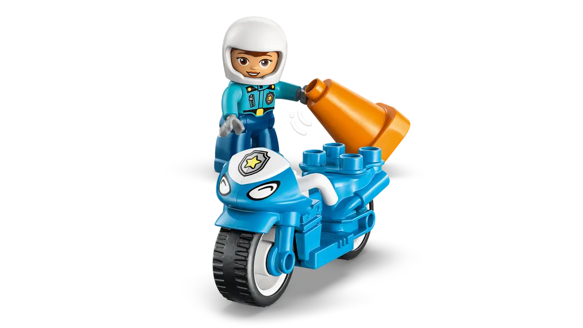 LEGO - Duplo Blue Police Motorcycle 10471