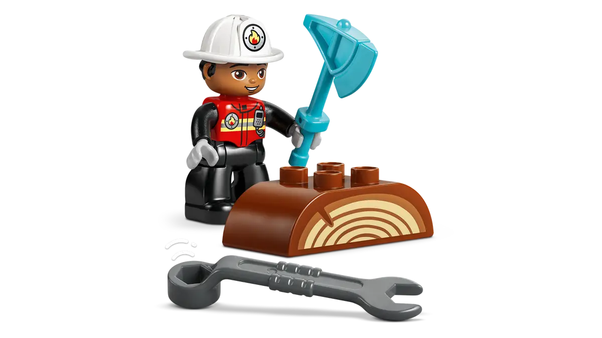 LEGO - Duplo Fire Engine with Hose and Firefighter 10473