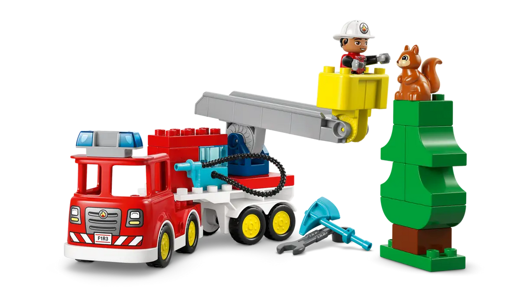 LEGO - Duplo Fire Engine with Hose and Firefighter 10473