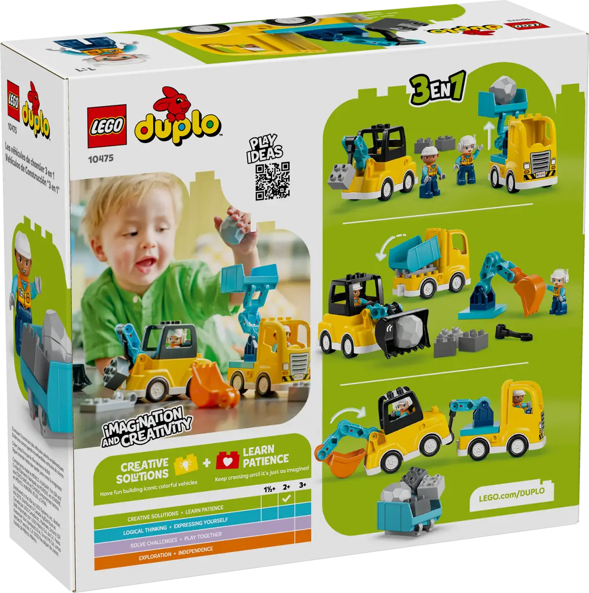 LEGO - Duplo 3 in 1 Construction Vehicle 10475