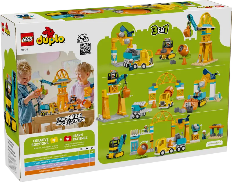 LEGO - Duplo 3 in 1 Construction Site and Vehicles 10476