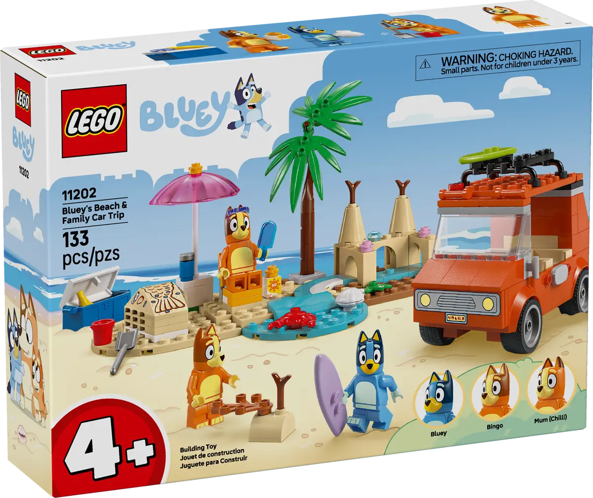 LEGO - Bluey's Beach & Family Car Trip 11202