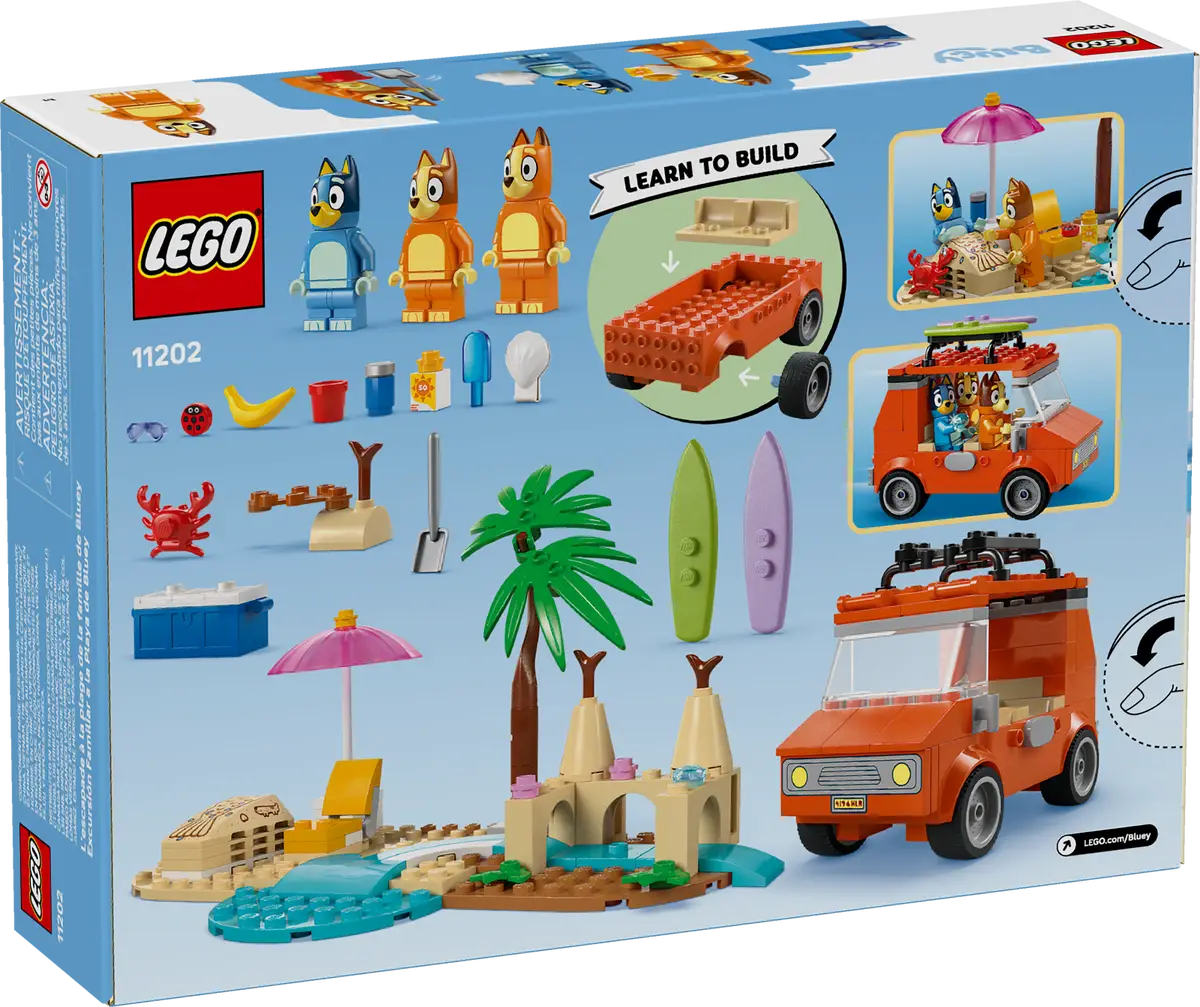 LEGO - Bluey's Beach & Family Car Trip 11202