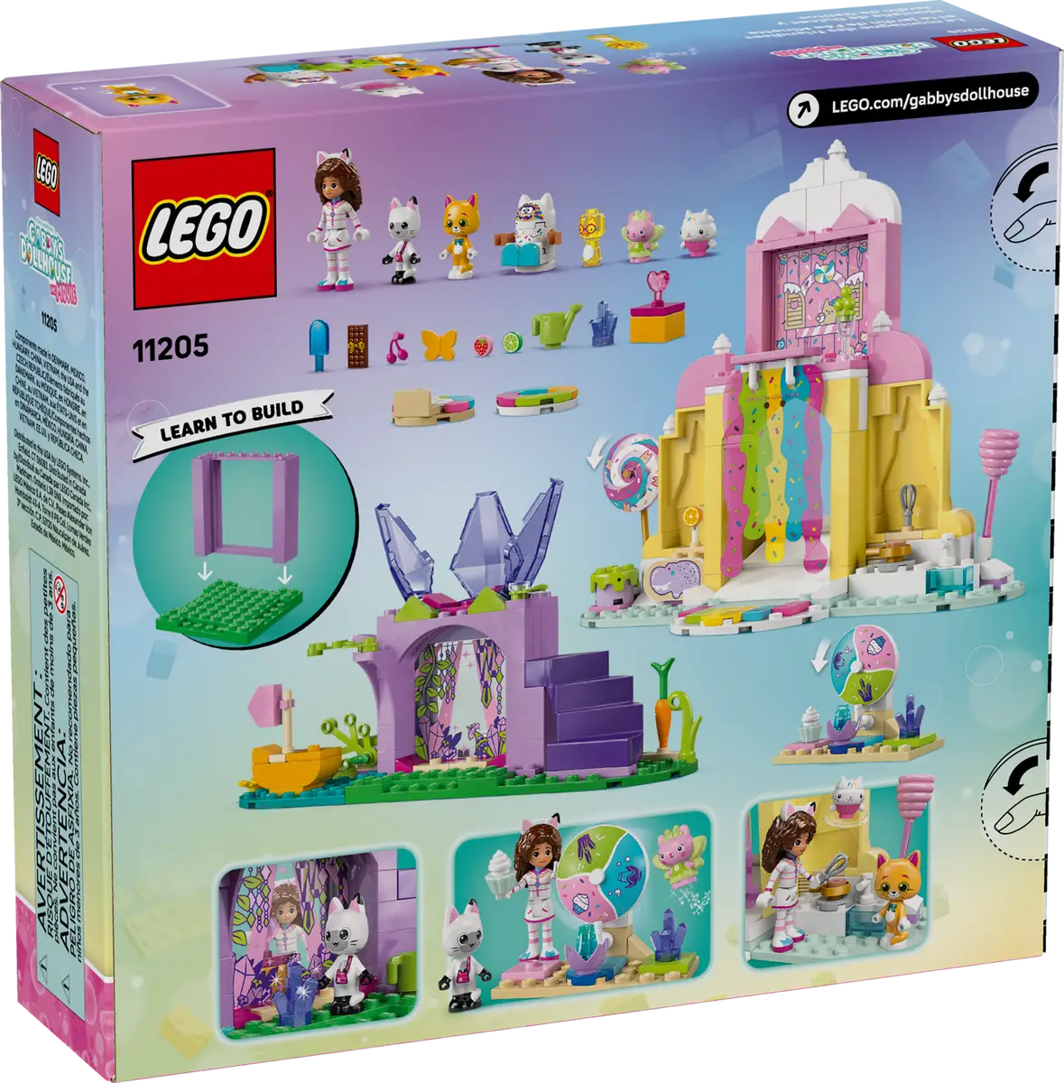LEGO - Gabbys Dollhouse Sweet Treat Mountain and Kitty Garden 11205