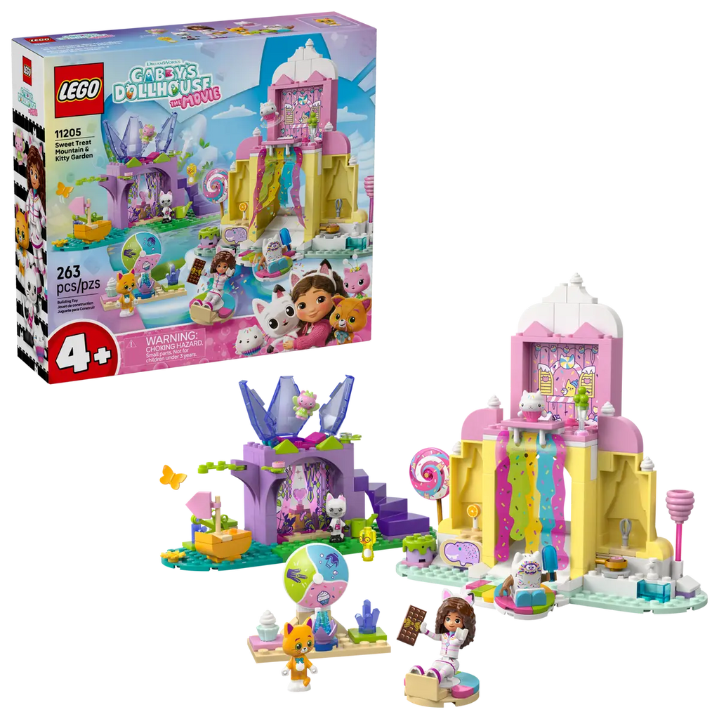 LEGO - Gabbys Dollhouse Sweet Treat Mountain and Kitty Garden 11205