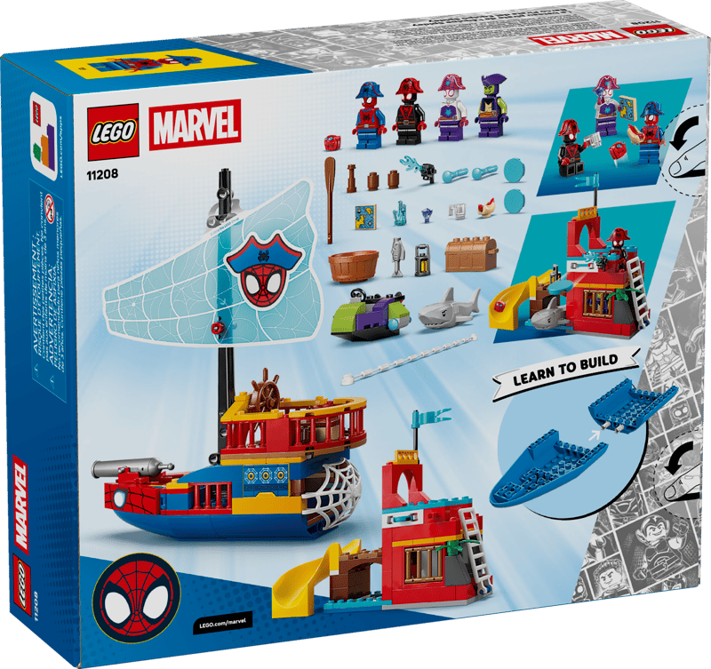 LEGO - Marvel Team Spidey Pirate Ship 11208
