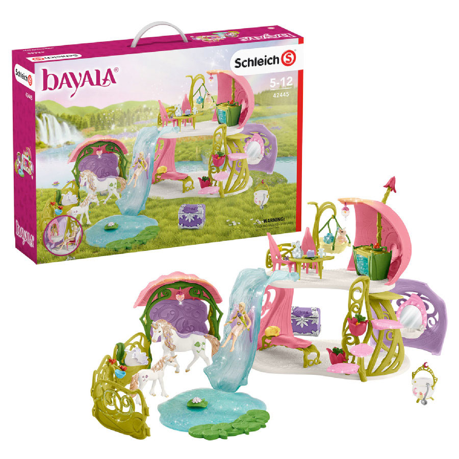 Schleich - Glittering Flower House with Unicorns
