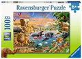 Ravensburger - 100pc Savannah Jungle Waterhole Puzzle