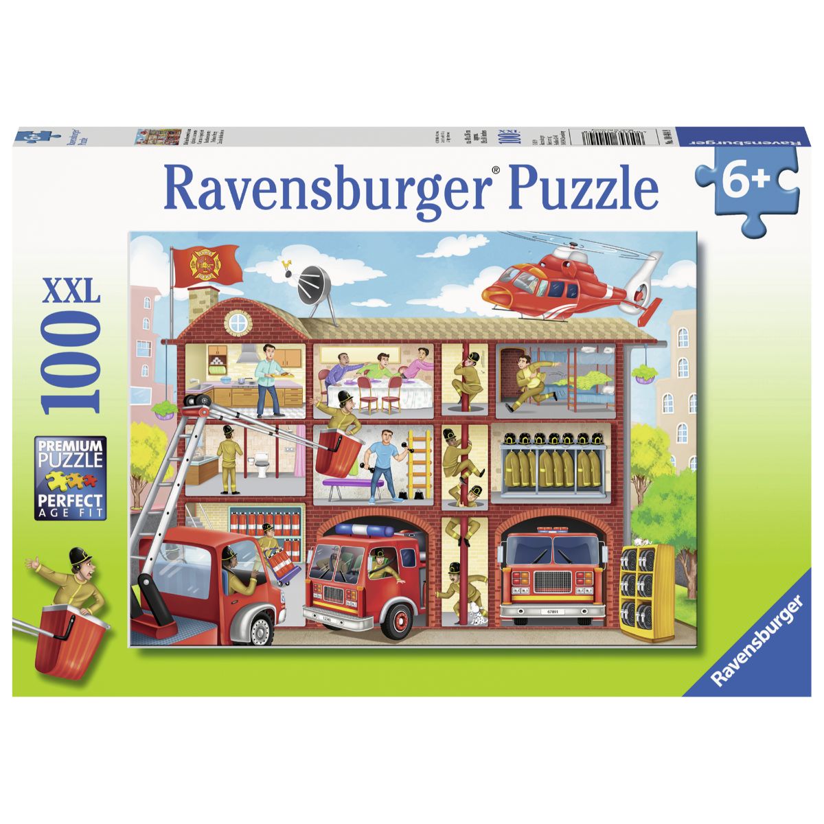 Ravensburger - 100Pc Firehouse Frenzy Puzzle