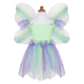 Great Pretenders - Green Butterfly Dress & Wings with Wand - Size 5-6