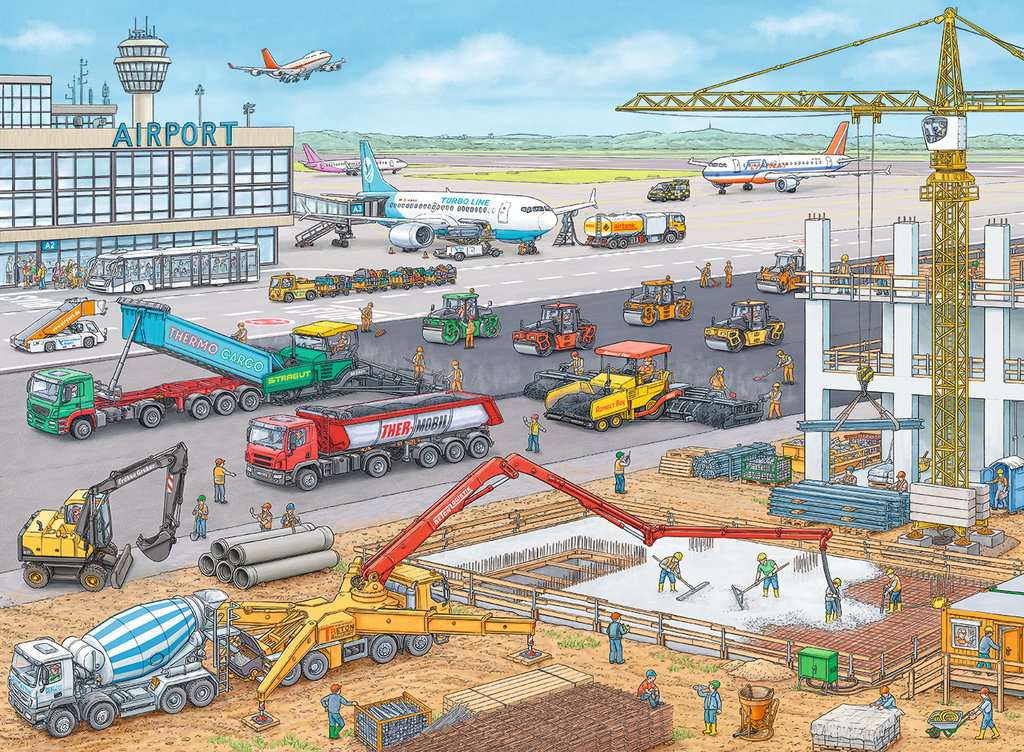 Ravensburger - Airport Construction Site 100p