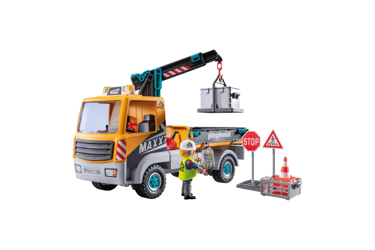 Playmobil - Construction Truck w/Crane 71750