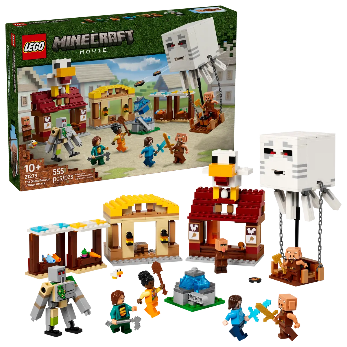 LEGO - Minecraft The Ghast Balloon Village Attack 21273