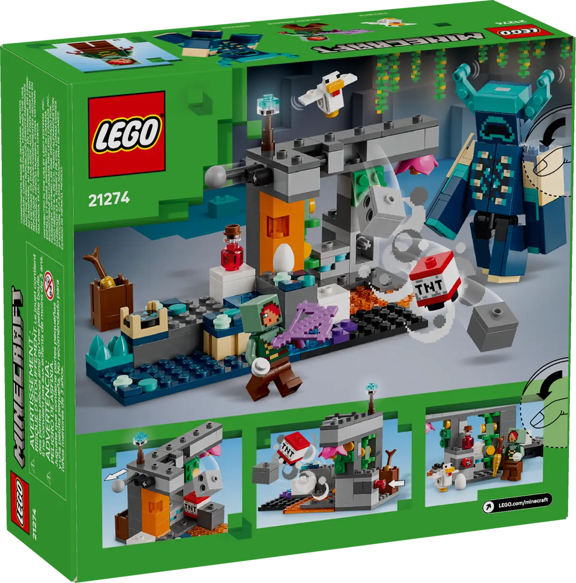 LEGO - Minecraft The Warden Encounter 21274