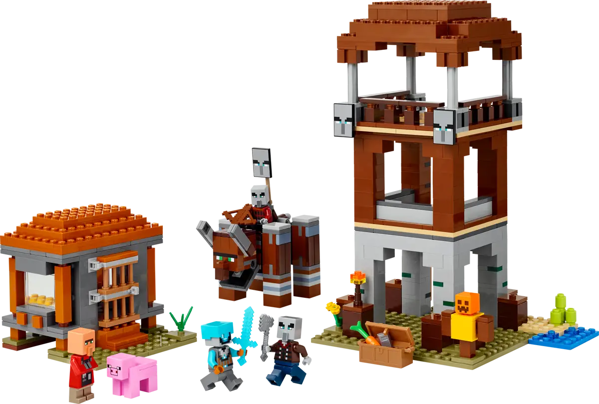 LEGO - Minecraft The Pillager Outpost & Ravager 21278