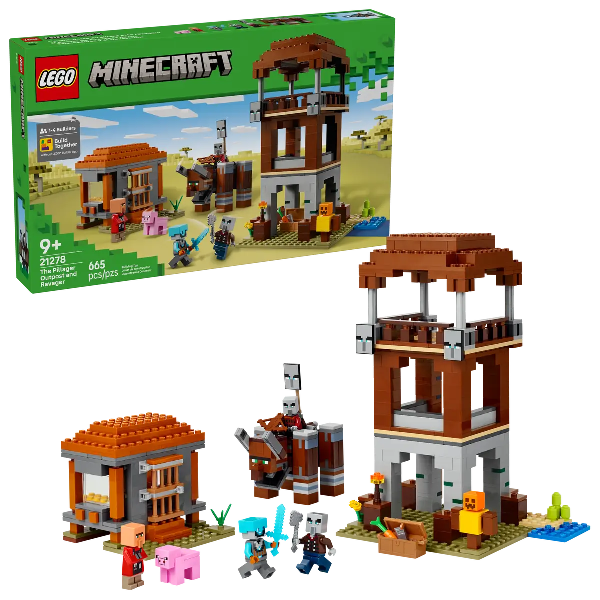 LEGO - Minecraft The Pillager Outpost & Ravager 21278