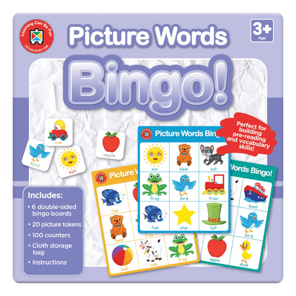 Edvantage - Picture Words Bingo