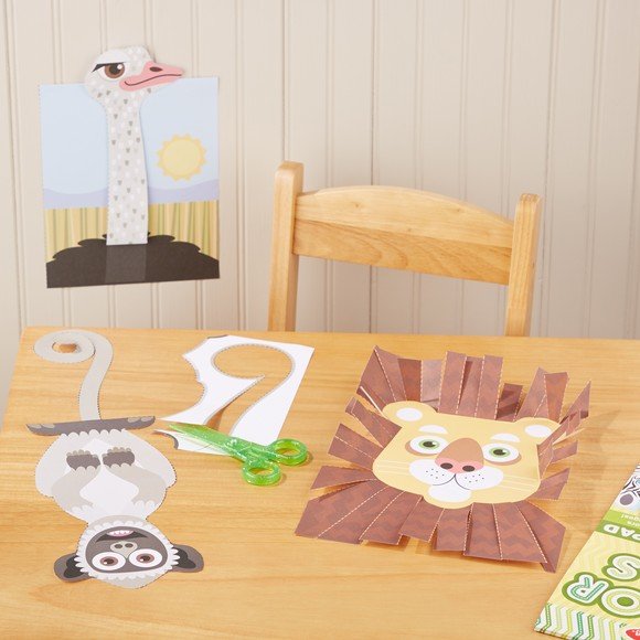 Melissa & Doug - Scissor Skills Activity Pad - Safari