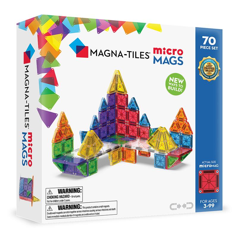 Magna Tiles - MicroMAGS - 70 piece