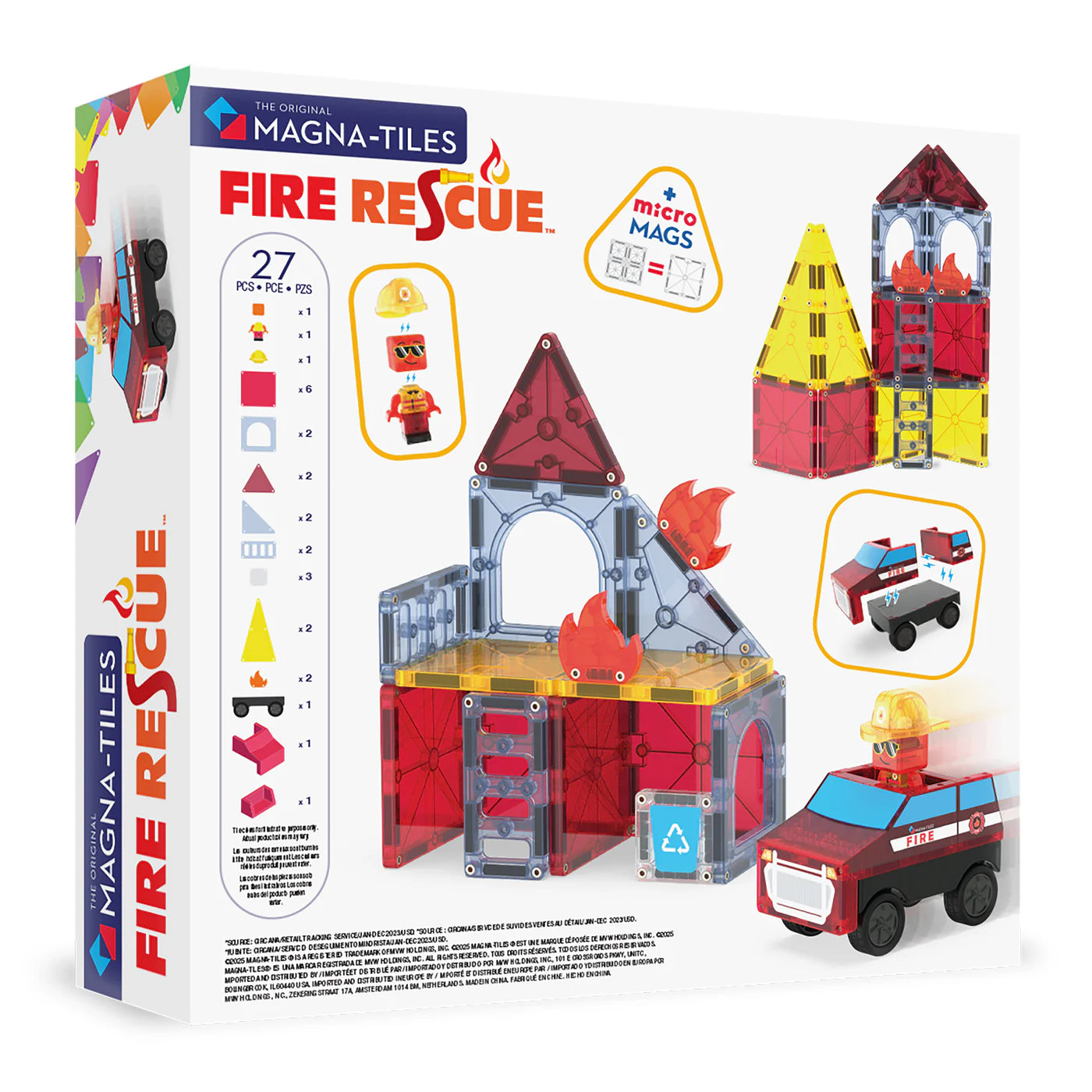 Magna Tiles - Fire Rescue - 27 piece