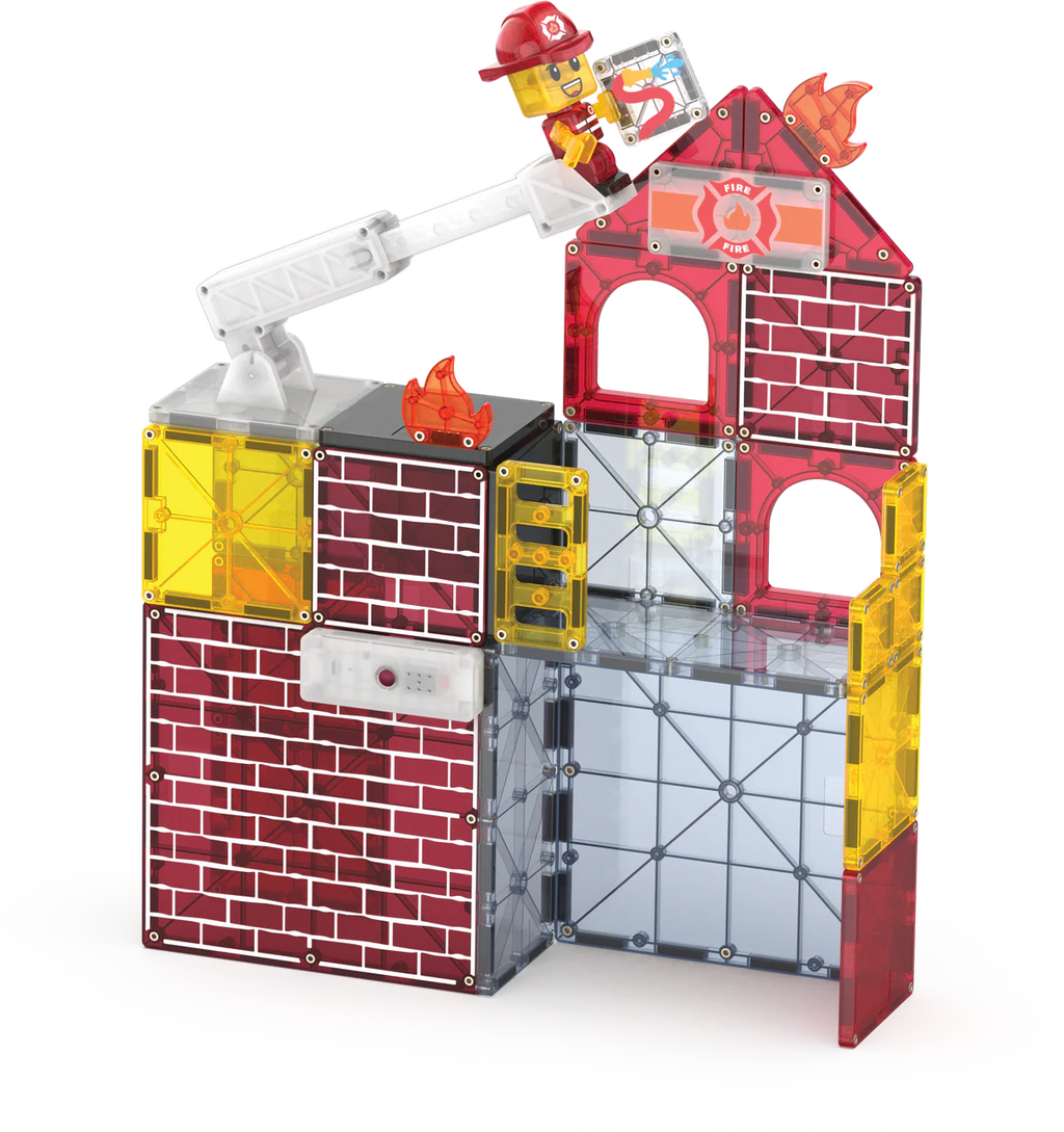 Magna Tiles - Fire Station - 50 piece