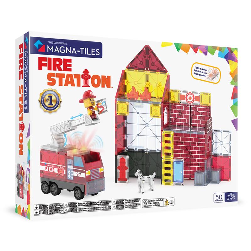 Magna Tiles - Fire Station - 50 piece