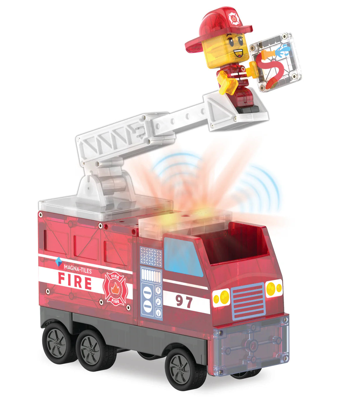 Magna Tiles - Fire Station - 50 piece