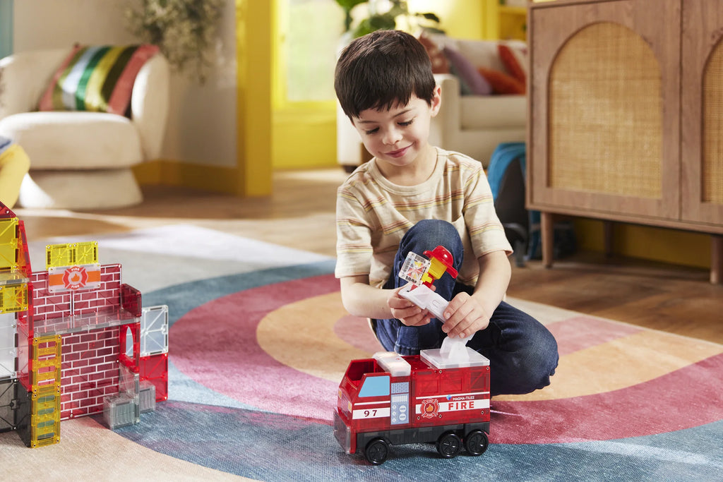 Magna Tiles - Fire Station - 50 piece