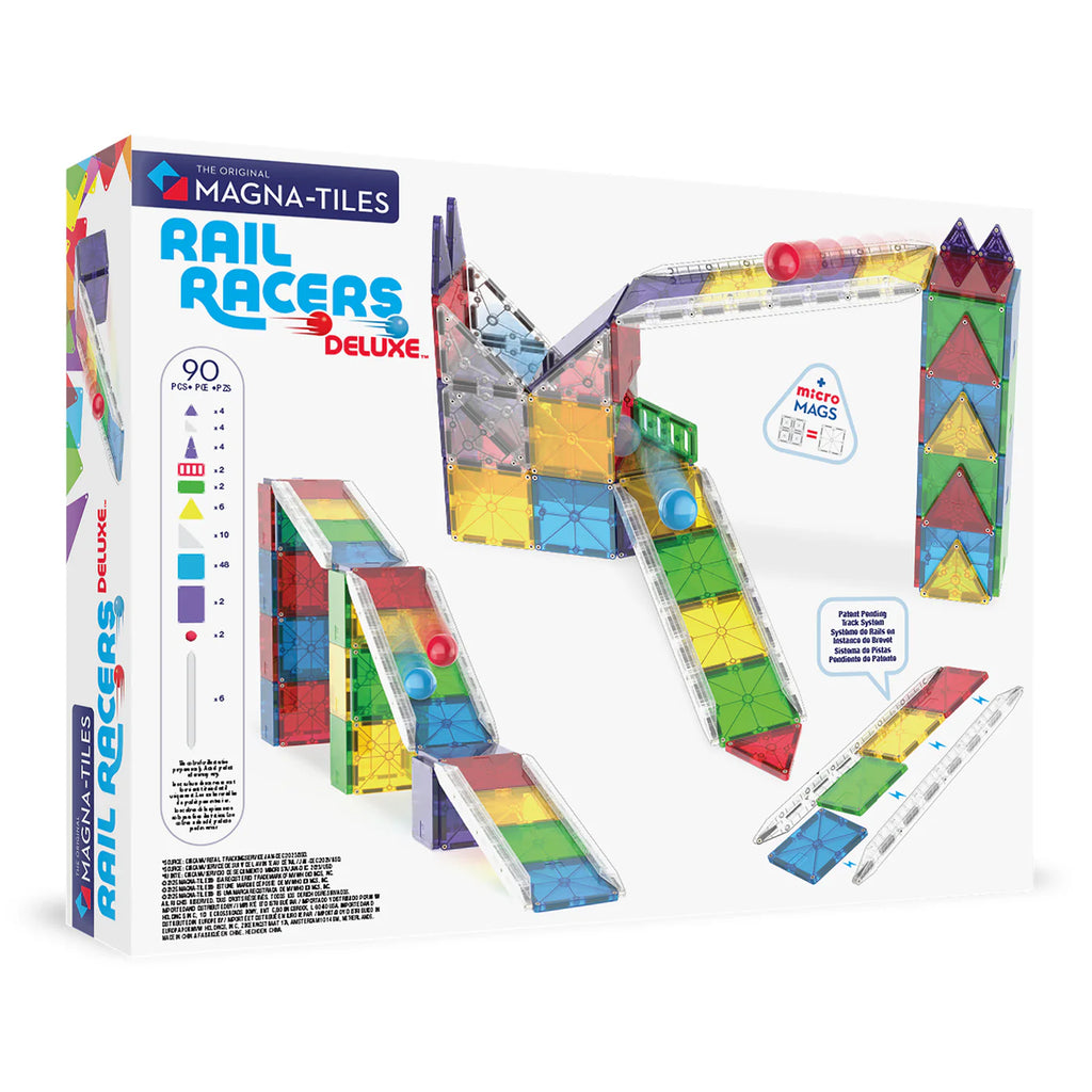 Magna Tiles - Rail Racer Deluxe Set - 90 piece